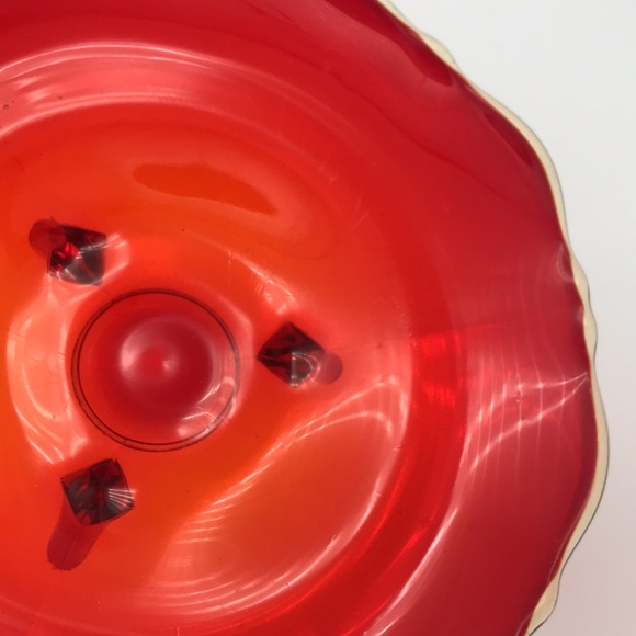 VTG Viking Amberina Footed Bon Bon Dish - Picture 3 of 5